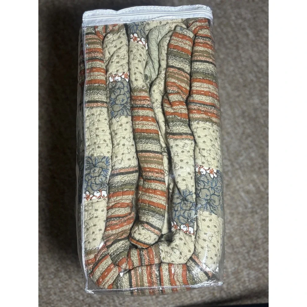 Greenland Home Fashions Sedona Patchwork Quilt King Set